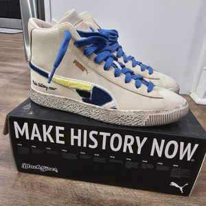 PUMABlack Fives x PUMA Chenille Clyde Mid